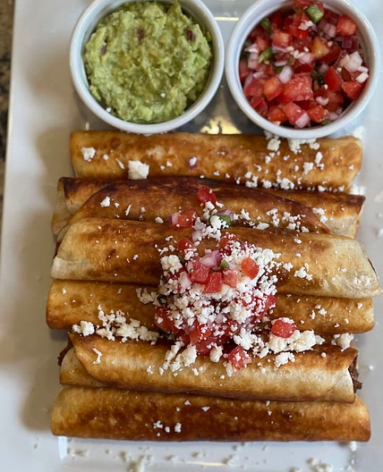 Cheesy Beef Taquitos 