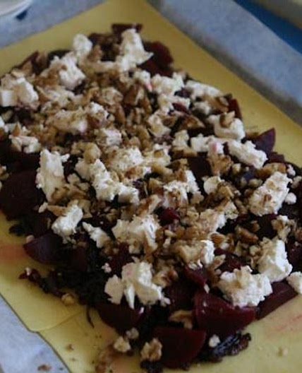 Beetroot and Feta Tart