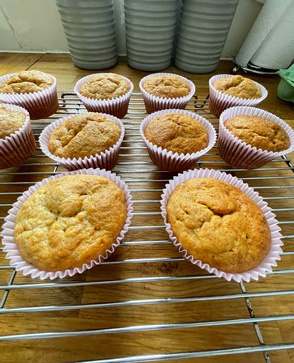 banana bread muffins 🍌