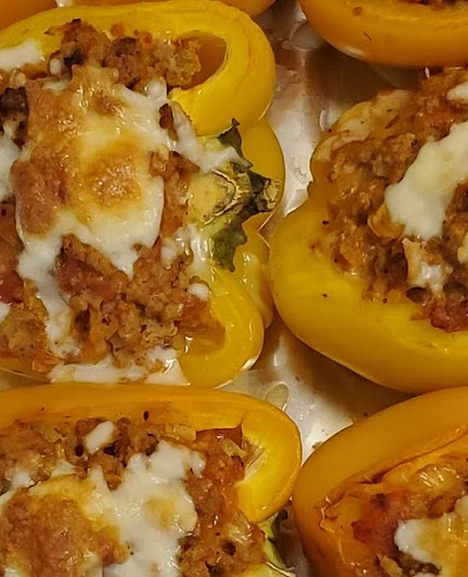Simple & Delicious Low Carb Stuffed Bell Peppers (Lean & Green)