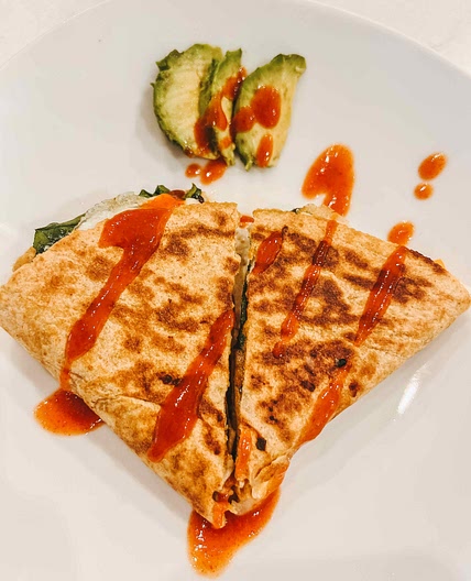 Folded Snack Wrap Omelette 