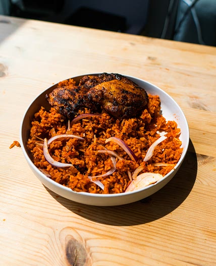 Jollof Rice, my new favorite rice dish