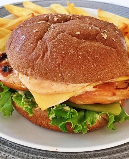 Carl's Jr. Santa Fe Chicken Sandwich