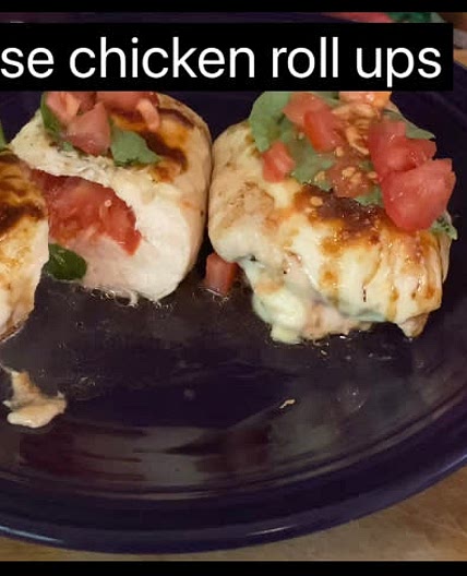Caprese chicken roll ups (Tasty@buzzfeed)