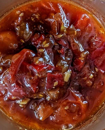 Cherry tomato and chilli jam