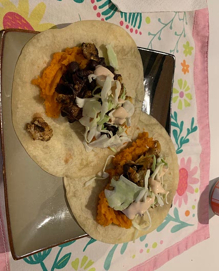 Smokey Sweet Potato and Cauliflower Tacos