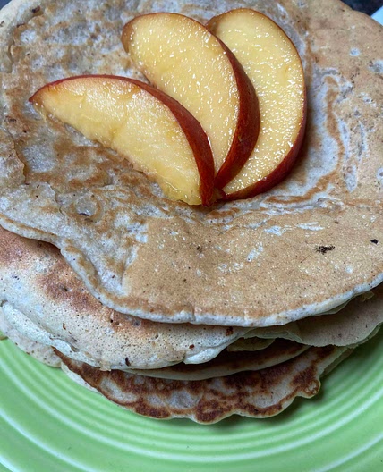 Nectarine Pancakes