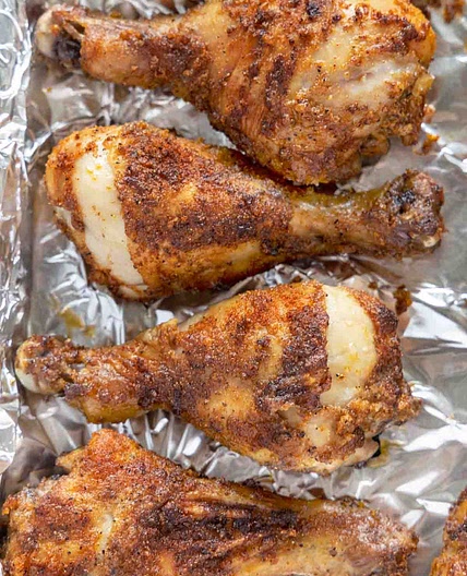 Crispy Baked Chicken Legs