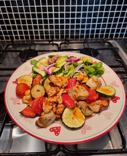 Lemon Chicken Skewers