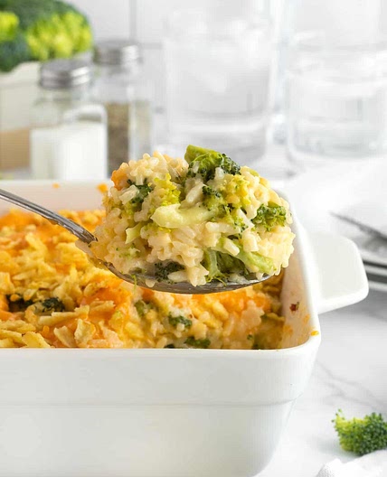 Cheesy Broccoli Rice Casserole