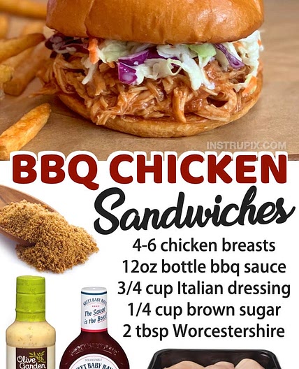 BBQ Chicken sandwiches