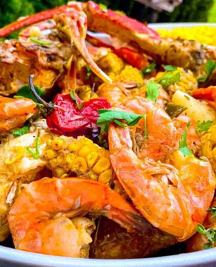 Jerk Butter Seafood Boil