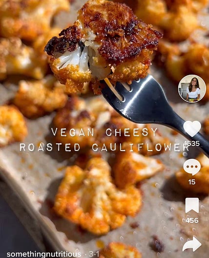 Spicy roasted cauliflower 