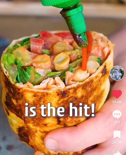 Chickpea wrap