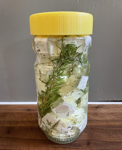 Best Vegan Cheese- Marinated Feta