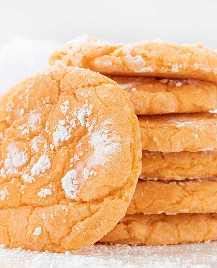 Crumbl - inspired Orange Creamsicle Cookies