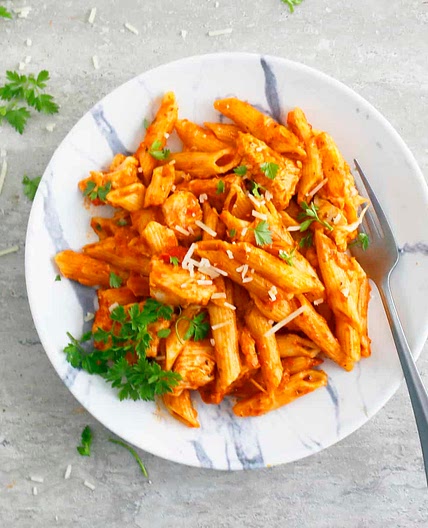 Instant Pot Chicken Parmesan Pasta