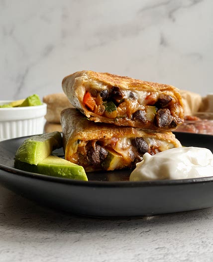 Black Bean and Veggie Burritos