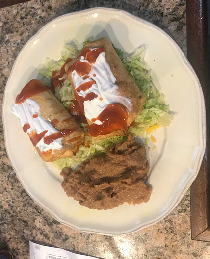Air Fryer Chimichangas