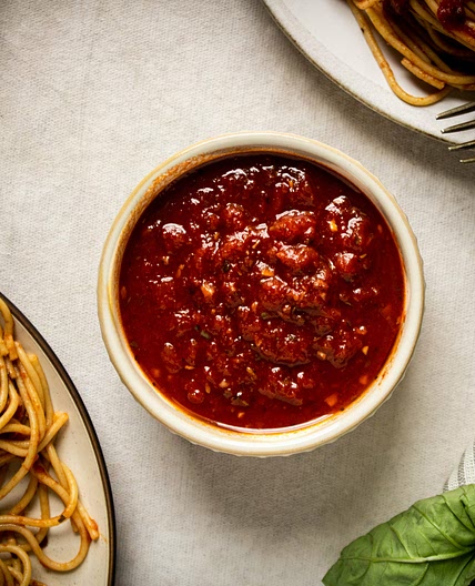 Homemade Italian Tomato Pasta Sauce