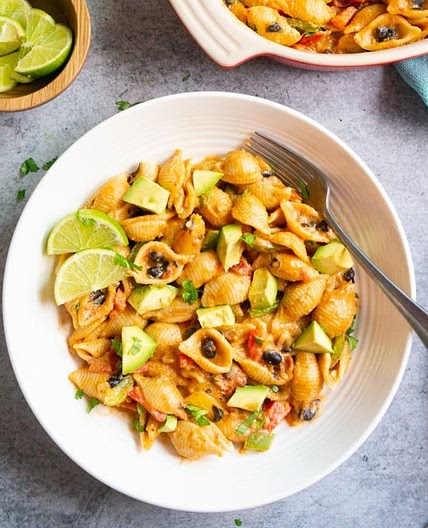 Vegetarian Fajita Pasta Recipe - Instant Pot
