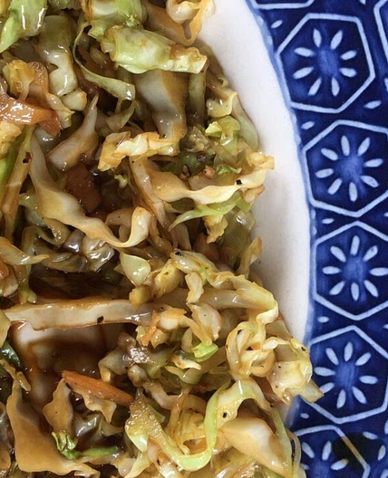 Cabbage Stir Fry Recipe With Garlic, Ginger And Soy Sauce