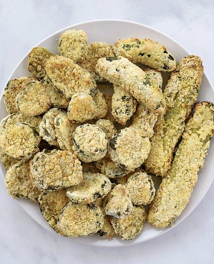 Vegan Air Fryer Fried Pickles