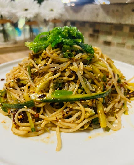 Szechuan Cold Noodles with Spicy Sauce | 四川凉面