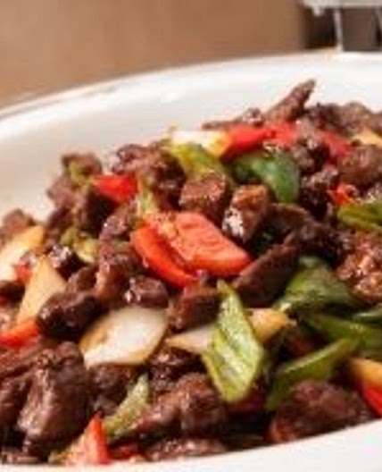Sauteed Beef with Peppers and Onion