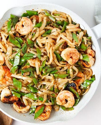 Shrimp & Snow Pea Stir Fry