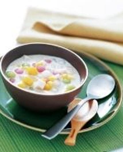 Black Glutinous Rice and Coconut Milk