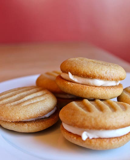 Caramel Cream Sandwich Cookies