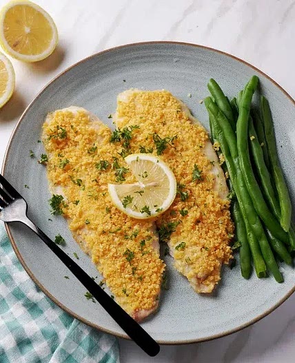 Simple Crumb Topped Oven Baked Haddock