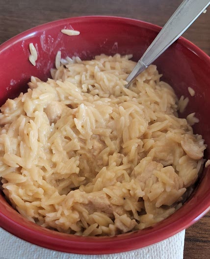 One Pot Creamy Lemon Orzo & Chicken