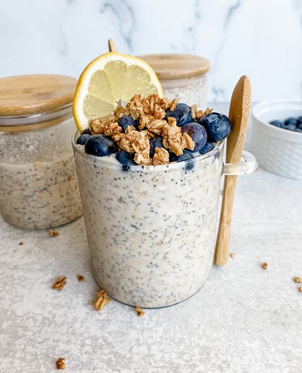 Lemon Poppy Seed Overnight Oats