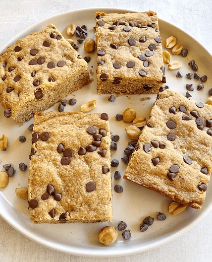 Vegan Peanut Butter Blondies