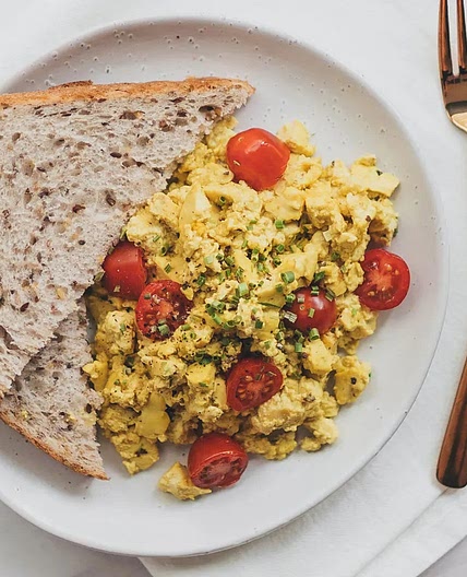 Tofu Scramble on Toast