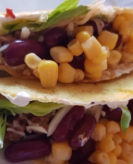 Mexikanische Wraps mit Reis