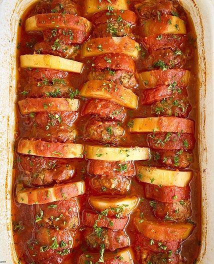 Slow Cooker Kofta Casserole