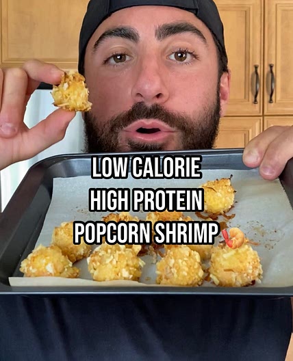 Low Calorie High Protein Popcorn Shrimp
