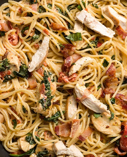 Hearty Tuscan Chicken Pasta