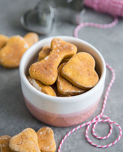 Sweet potato dog biscuits