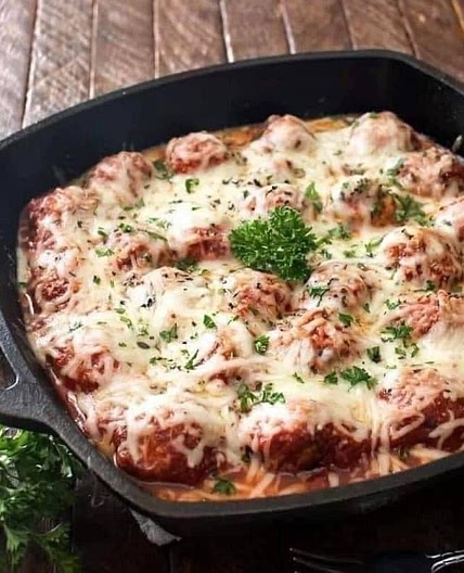 Meatball Parmesan Casserole