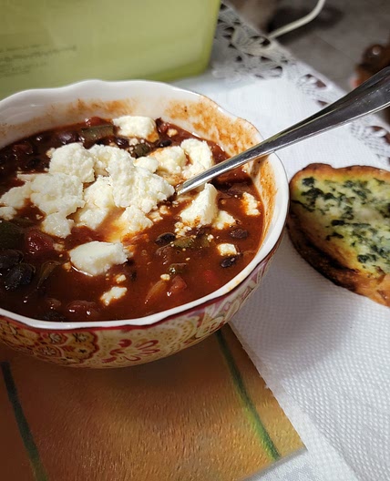 Rice Cooker Vegetarian Black Bean Chili