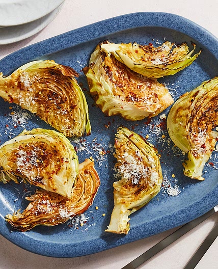Roasted Garlic-Parmesan Cabbage