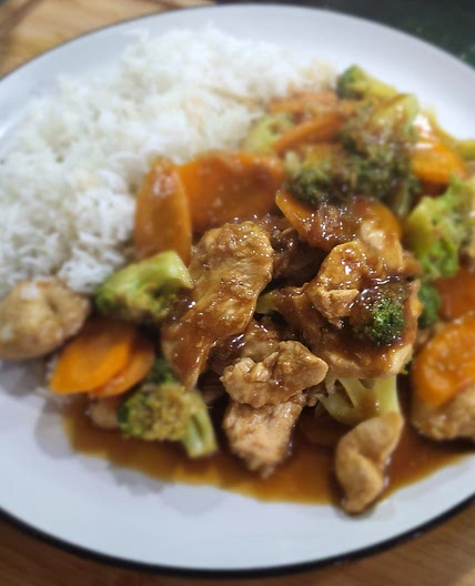 Chinese chicken and broccoli