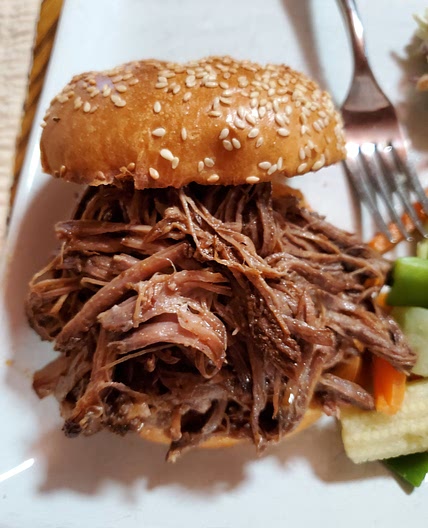 Pressure Cooker Beef Brisket Sliders