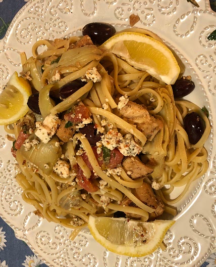 Greek Chicken Pasta