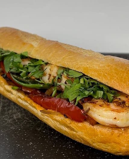 Thai red curry sandwich