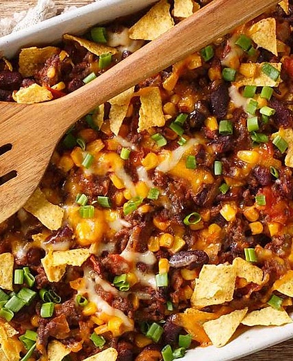 This Cheesy Ground Beef Taco Casserole Recipe Is a Family Favorite | Casseroles | 30Seconds Food
